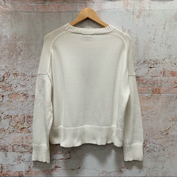 Everlane White Cotton Sweater - Picture 5 of 5